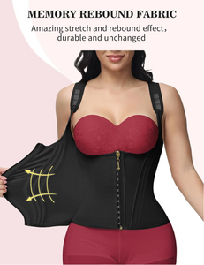 Hourglass Zipper Faja Vest *Pre-order*