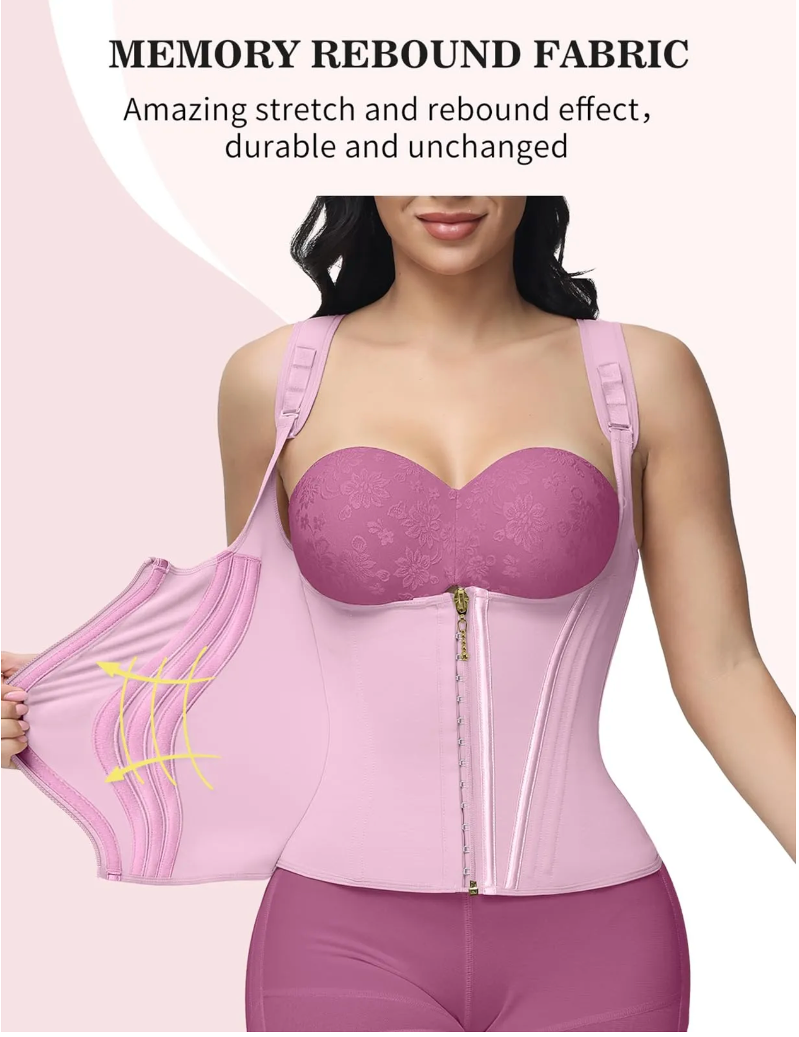 Hourglass Zipper Faja Vest *Pre-order*